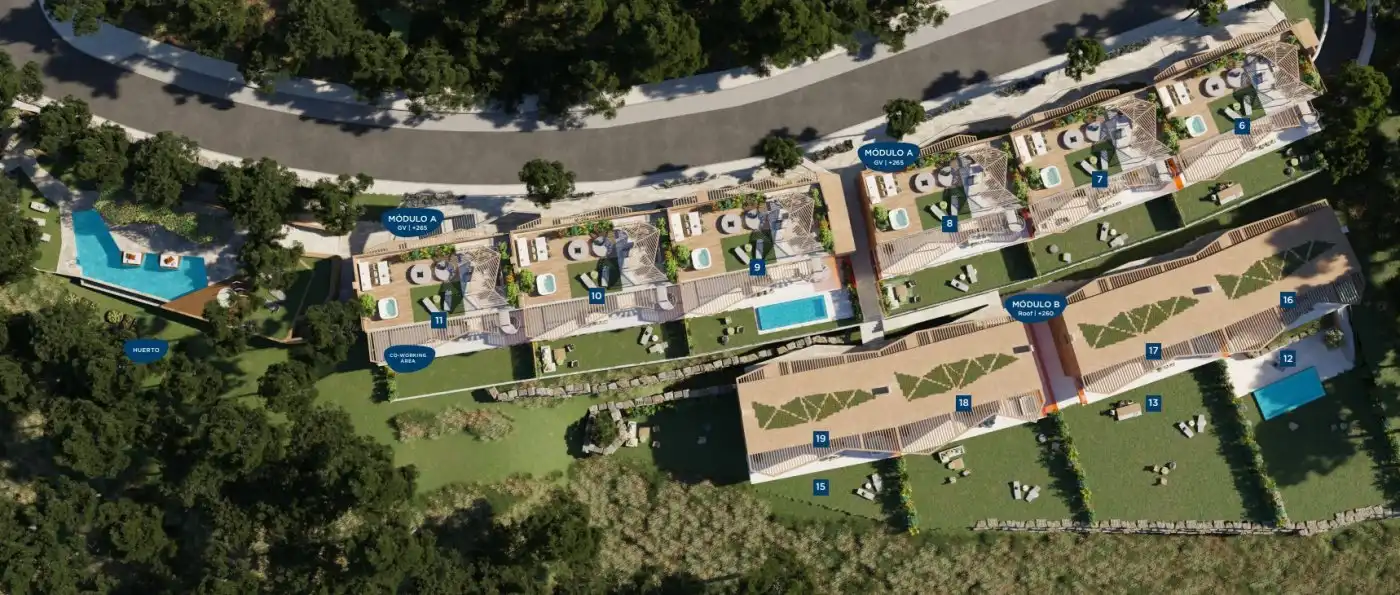 Vista exterior de Planta baja en venta en Mijas con Aire acondicionado, Calefacción y Jardín privado