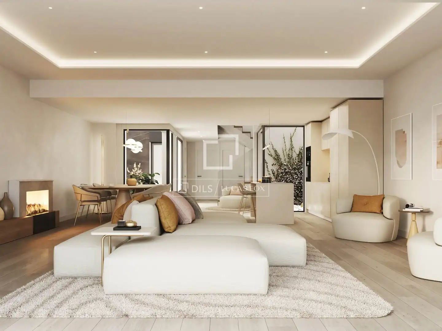 Sala de estar de Casa o chalet en venta en Torrelodones con Aire acondicionado, Calefacción y Jardín privado