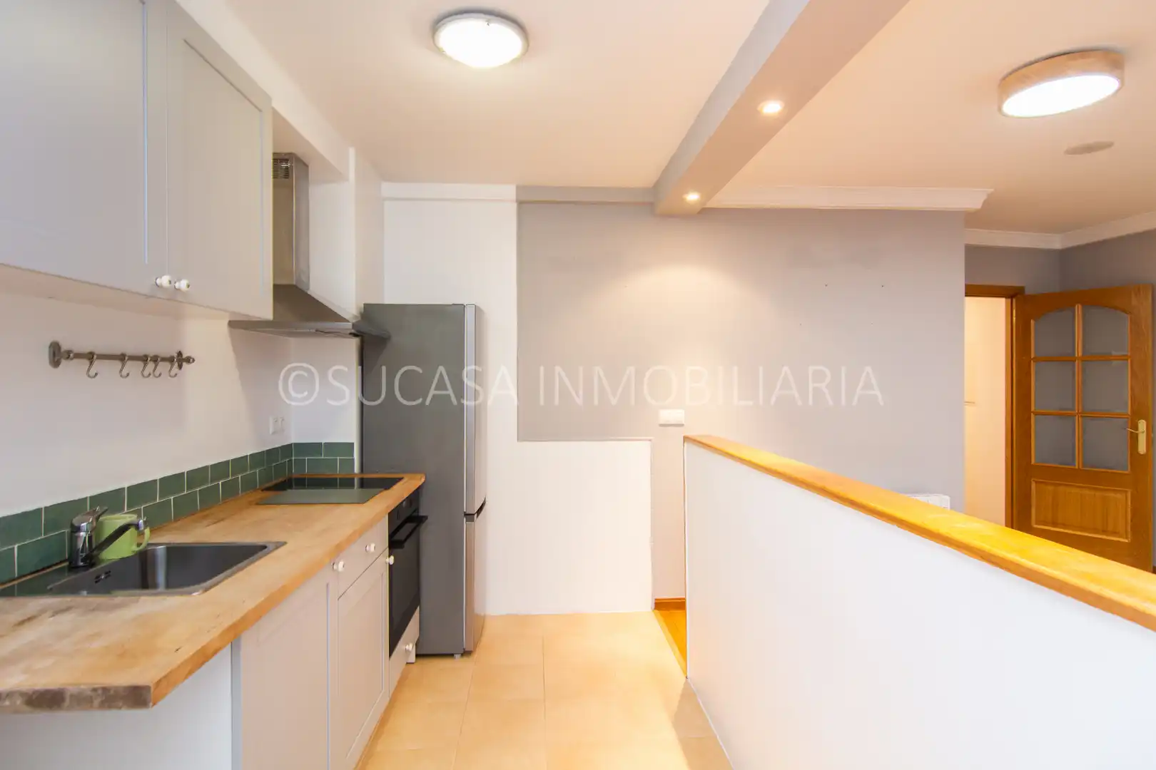 Kitchen of Apartments for sale in A Coruña Capital   with Heating, Parquet flooring and Storage room