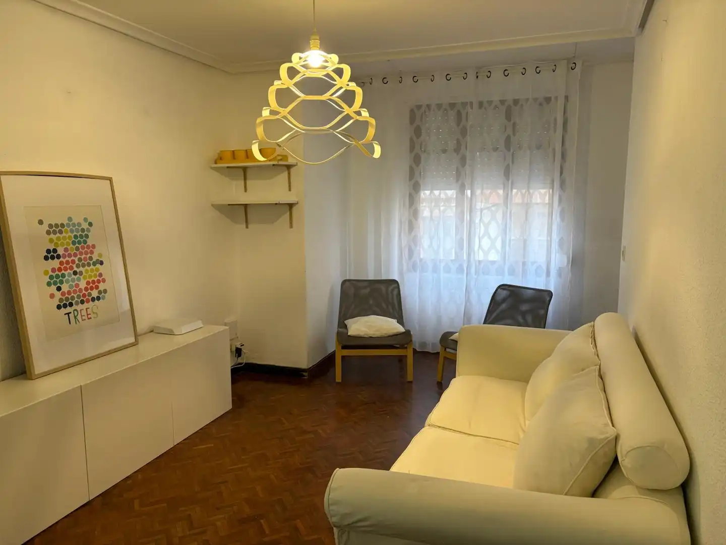 Wohnzimmer von Wohnung zur Miete in Sueca mit Möbliert, Ofen und Balkon