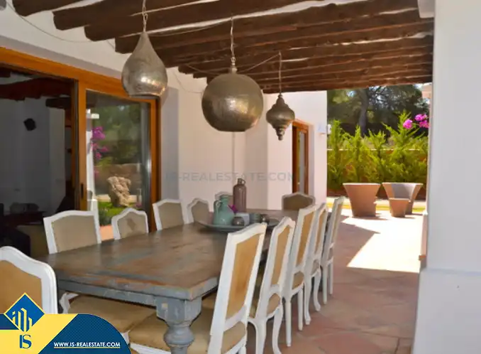 Terraza de Casa o chalet en venta en Santa Eulària des Riu con Terraza, Piscina y Amueblado