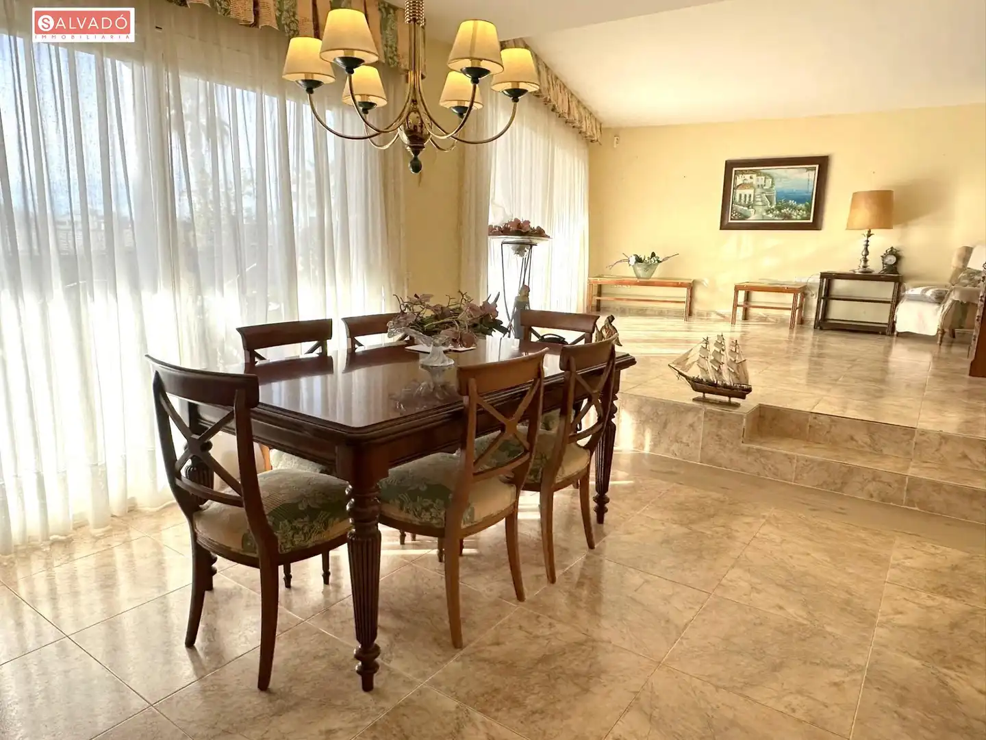 Dining room of Houses for sale in Calafell  with Air Conditioner, Heating and Private garden