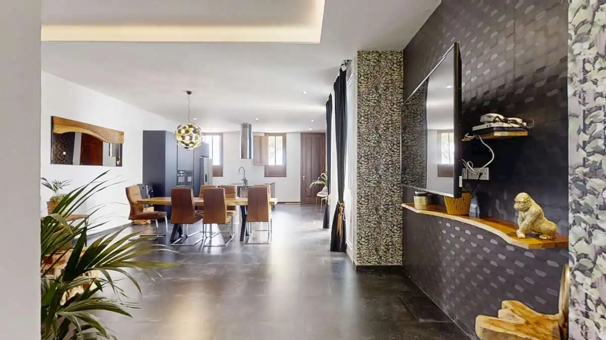 Menjador de Casa o xalet en venda en San Bartolomé amb Moblat