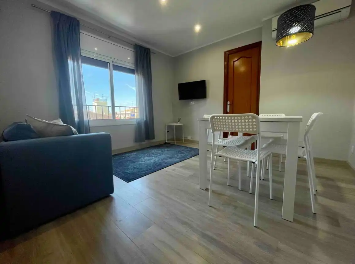 Wohnzimmer von Wohnungen zur Miete in Tarragona mit Klimaanlage, Heizung und Terrasse