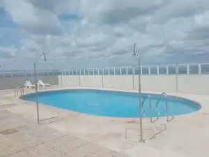 Swimming pool of Apartments for rent in Madrid  with Air Conditioner, Heating and Parquet flooring