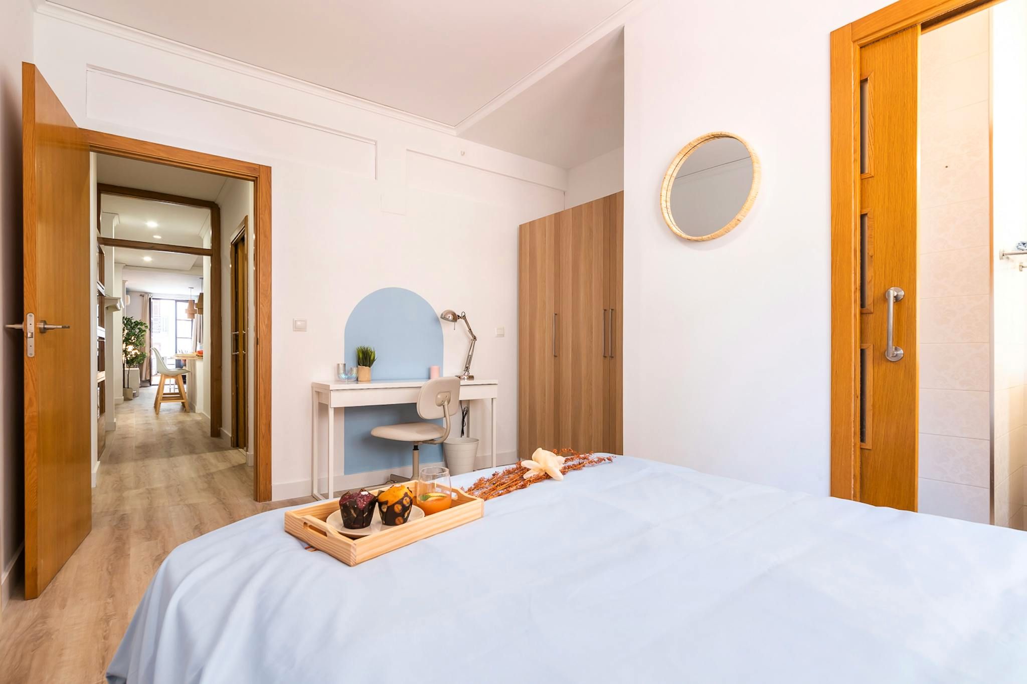 Dormitori de Pis per a compartir en  Valencia Capital amb Aire condicionat, Calefacció i Moblat