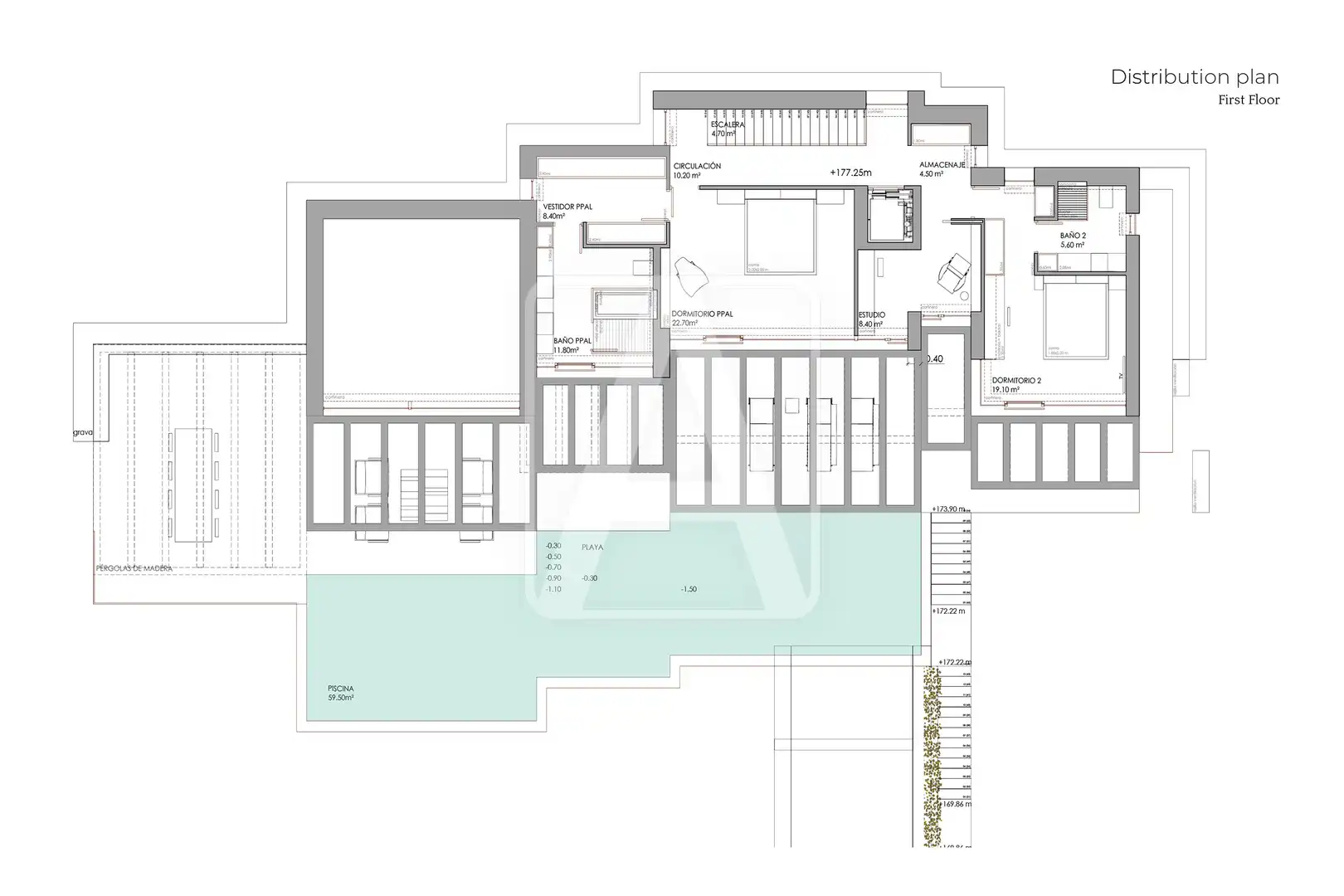 Villa mit Pool zum Verkauf in La Fustera, imagen 17
