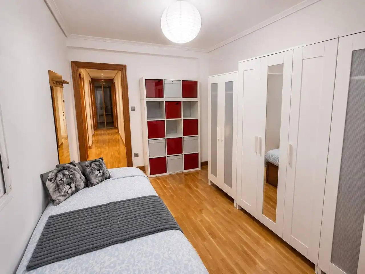Schlafzimmer von Wohnung zum Verkauf in Zaragoza mit Klimaanlage, Heizung und Parkett
