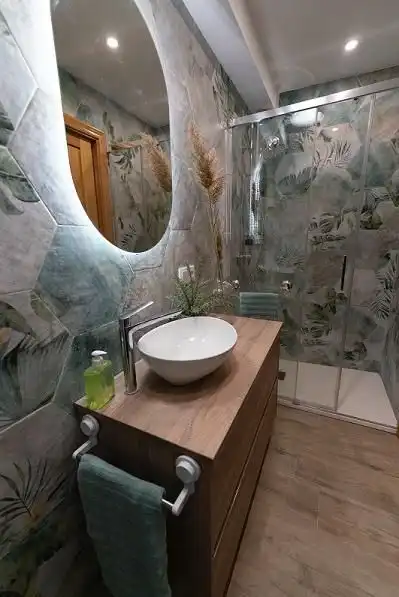 Bany de Casa o xalet en venda en Villamayor de Calatrava amb Aire condicionat, Terrassa i Moblat