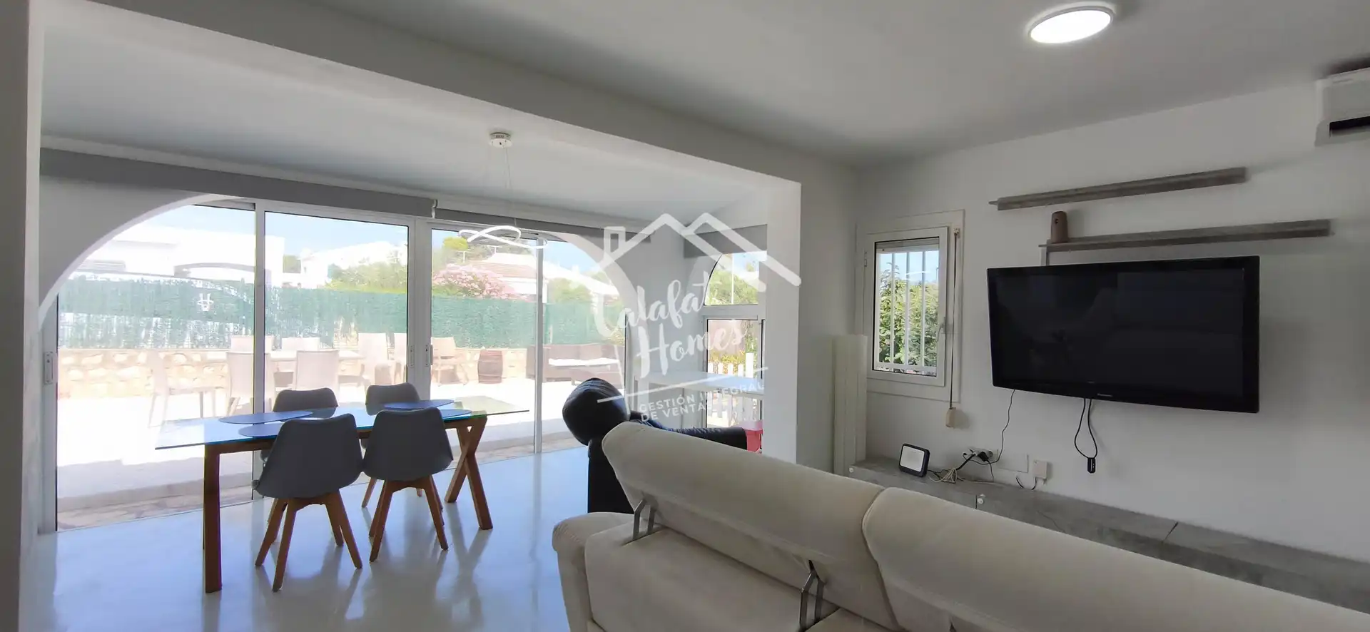 Sala d'estar de Casa o xalet en venda en L'Ametlla de Mar  amb Aire condicionat, Calefacció i Jardí privat