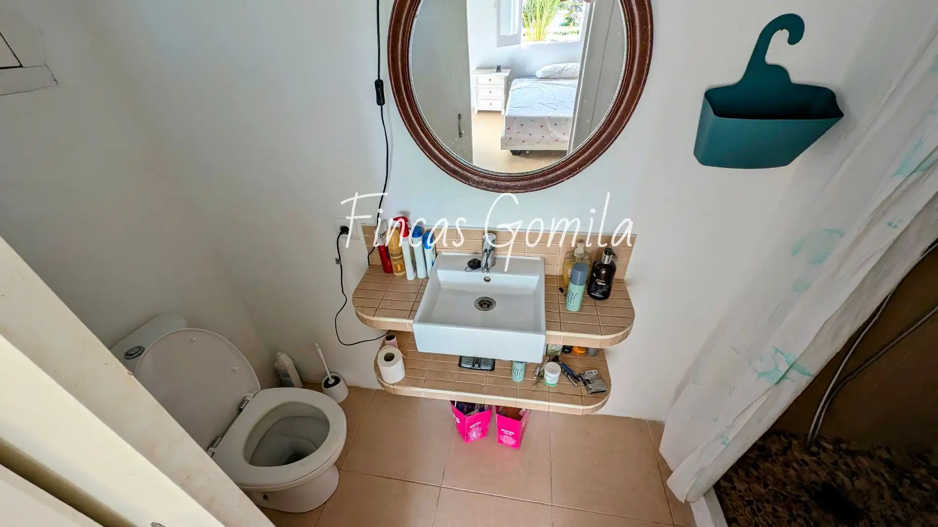 Baño de Finca rústica en venta en Sant Lluís con Jardín privado