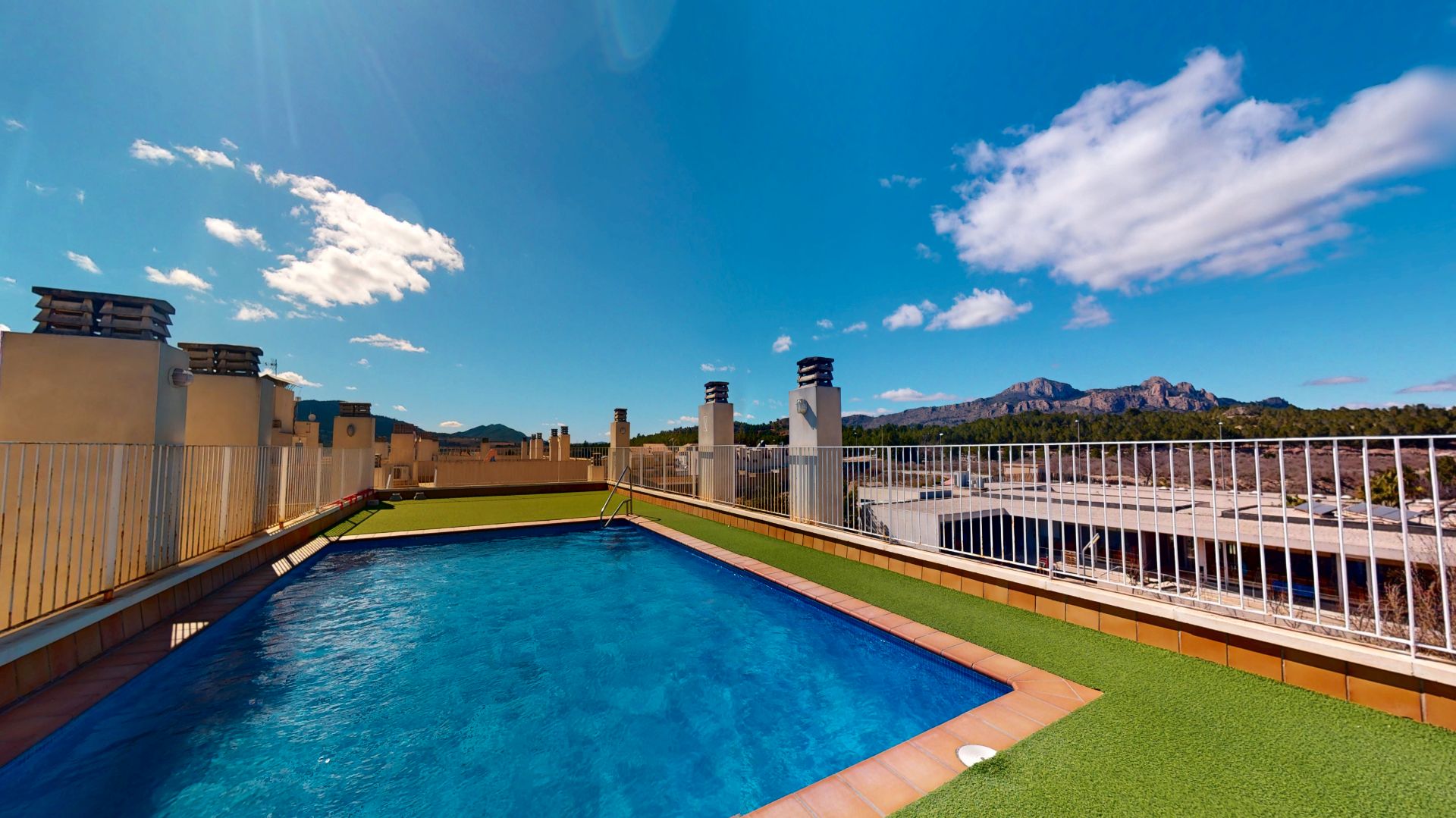 Swimming pool of Flat for sale in Sax  with Storage room, Furnished and Community pool