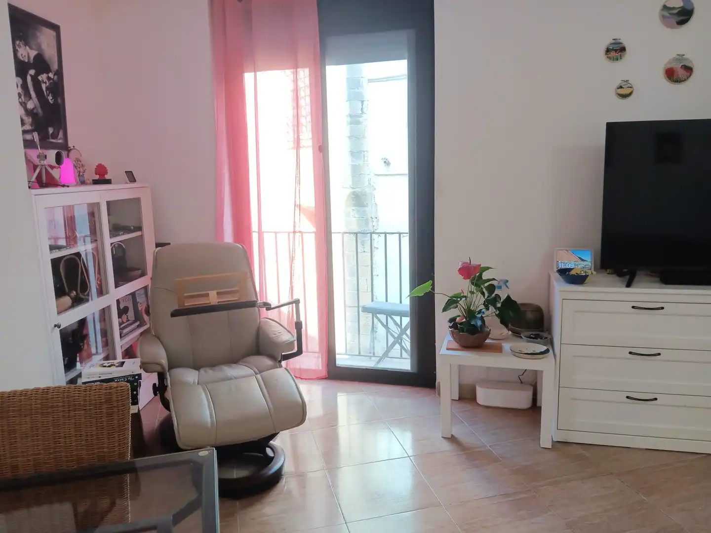 Sala de estar de Piso en venta en Tortosa con Calefacción, Amueblado y Balcón