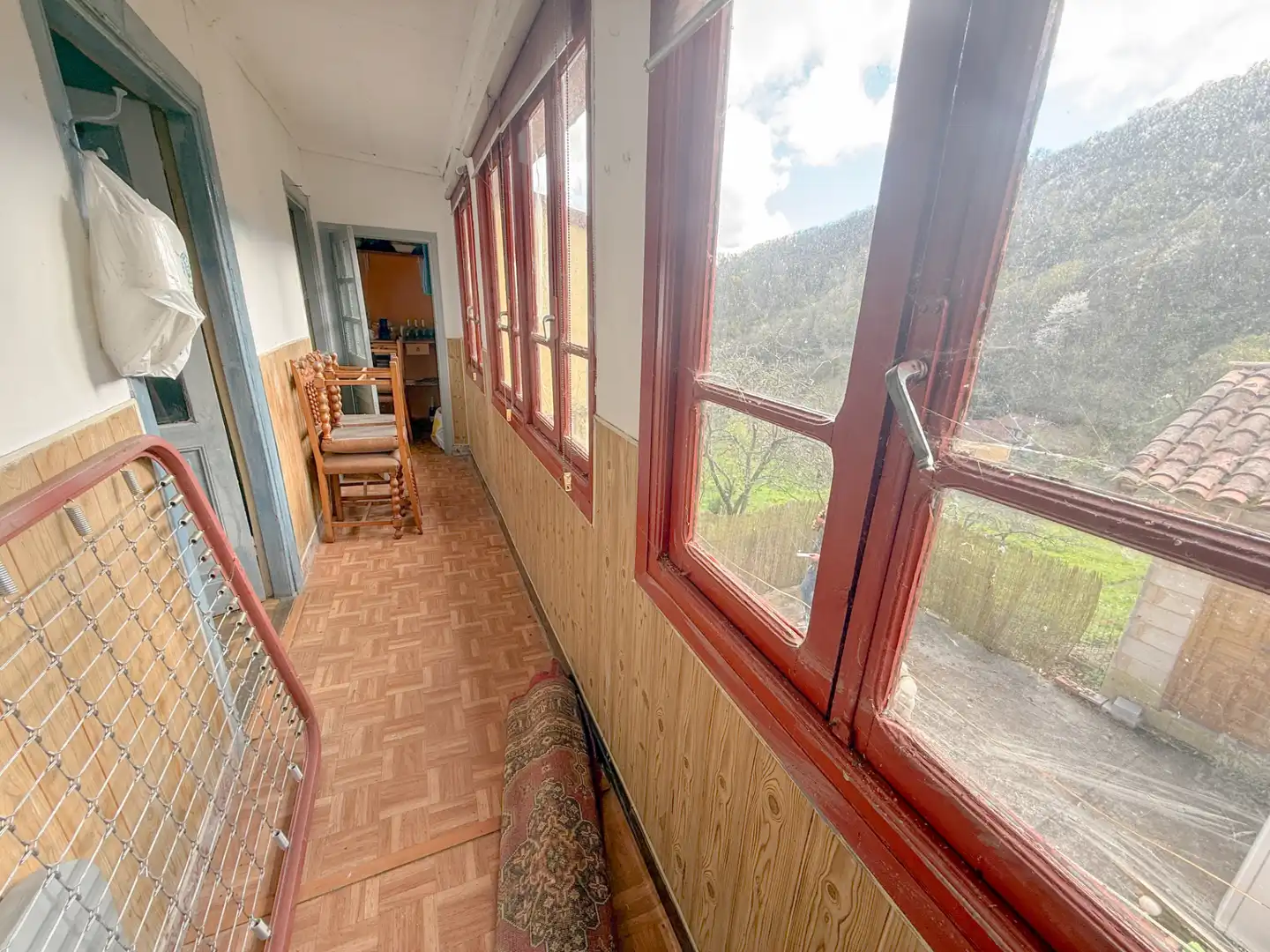 Terraza de Casa o chalet en venta en Mieres (Asturias) con Jardín privado y Balcón