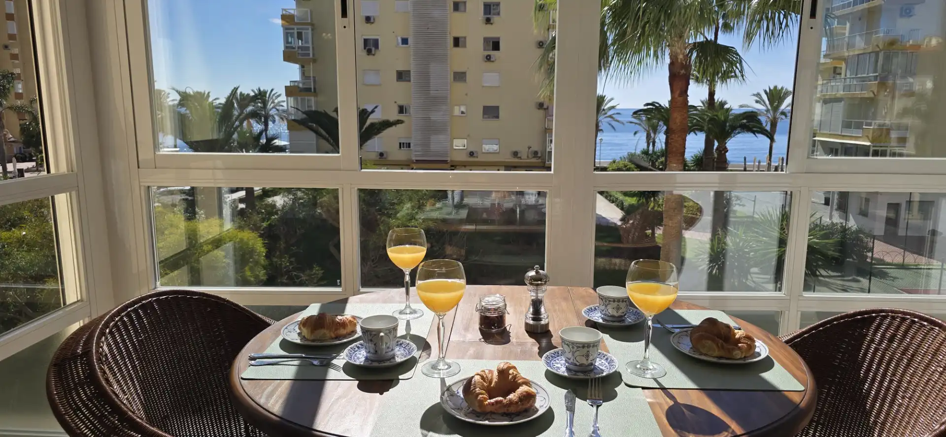 Wohnung zur Miete in Algarrobo mit Klimaanlage, Heizung und Terrasse