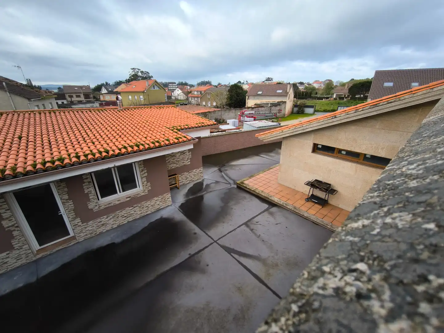 Terrassa de Casa o xalet en venda en Cambados amb Calefacció, Jardí privat i Parquet