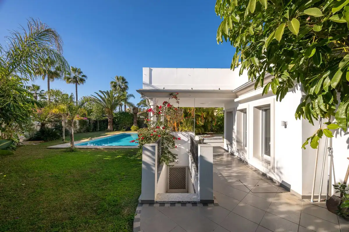 Jardín de Casa o chalet en venta en Marbella con Terraza, Trastero y Piscina