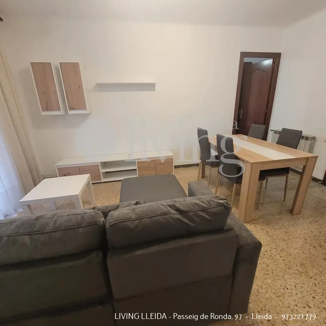 Wohnzimmer von Wohnung zur Miete in Lleida mit Klimaanlage, Heizung und Terrasse
