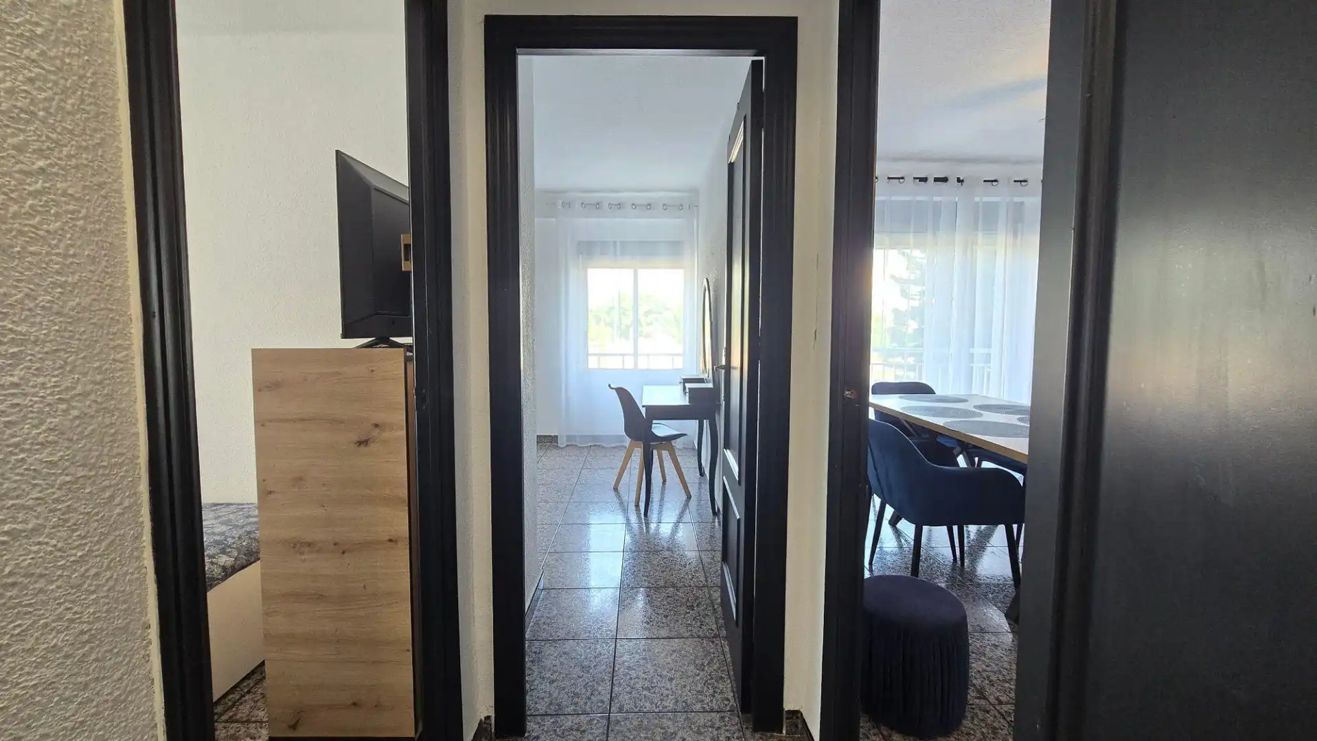 Menjador de Pis en venda en Gandia amb Terrassa i Balcó