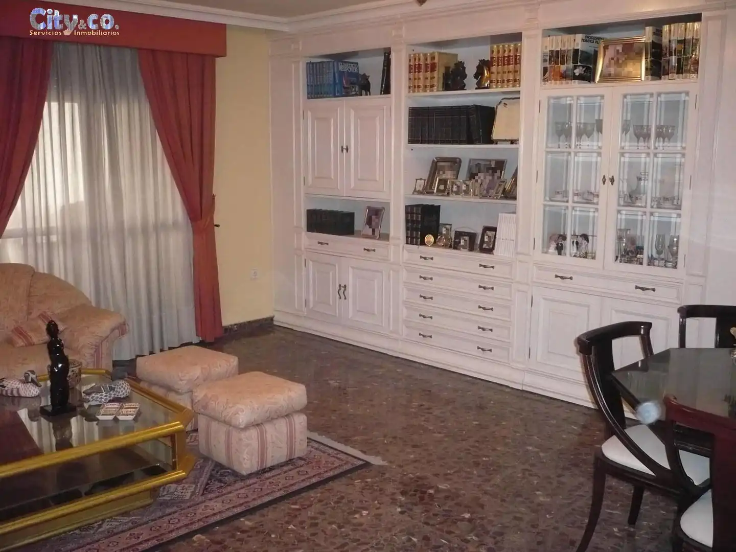 Sala de estar de Piso en venta en Molina de Segura con Aire acondicionado y Balcón