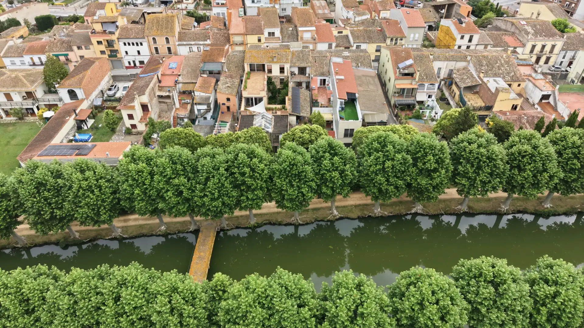 Vista exterior de Casa adosada en venta en Riudarenes con Aire acondicionado, Calefacción y Jardín privado