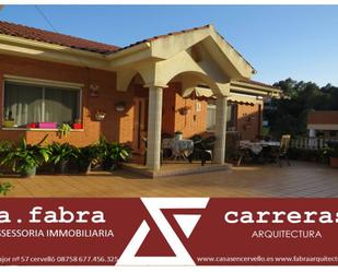 Exterior view of House or chalet for sale in Cervelló  with Air Conditioner, Terrace and Balcony