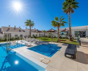 Swimming pool of Apartment to rent in Benalmádena  with Air Conditioner, Heating and Private garden