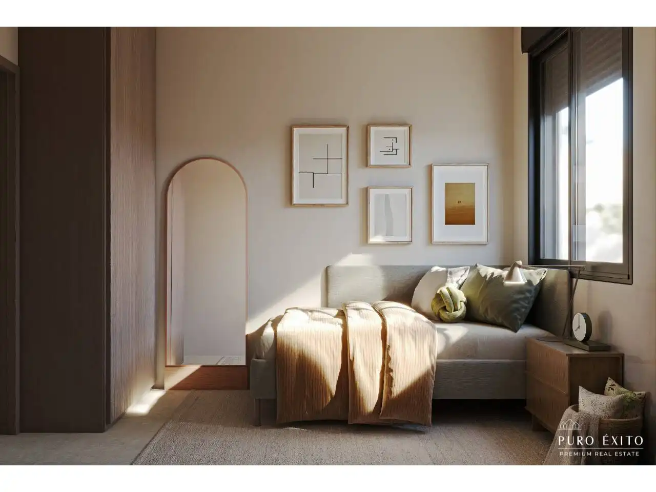 Bedroom of Flat for sale in Tarragona  with Air Conditioner, Terrace and Furnished