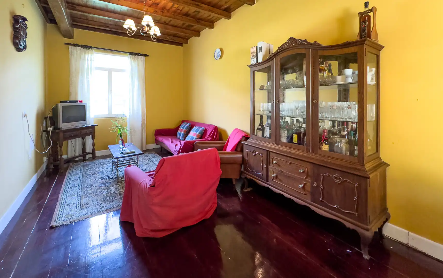 Sala de estar de Finca rústica en venta en A Pontenova   con Amueblado