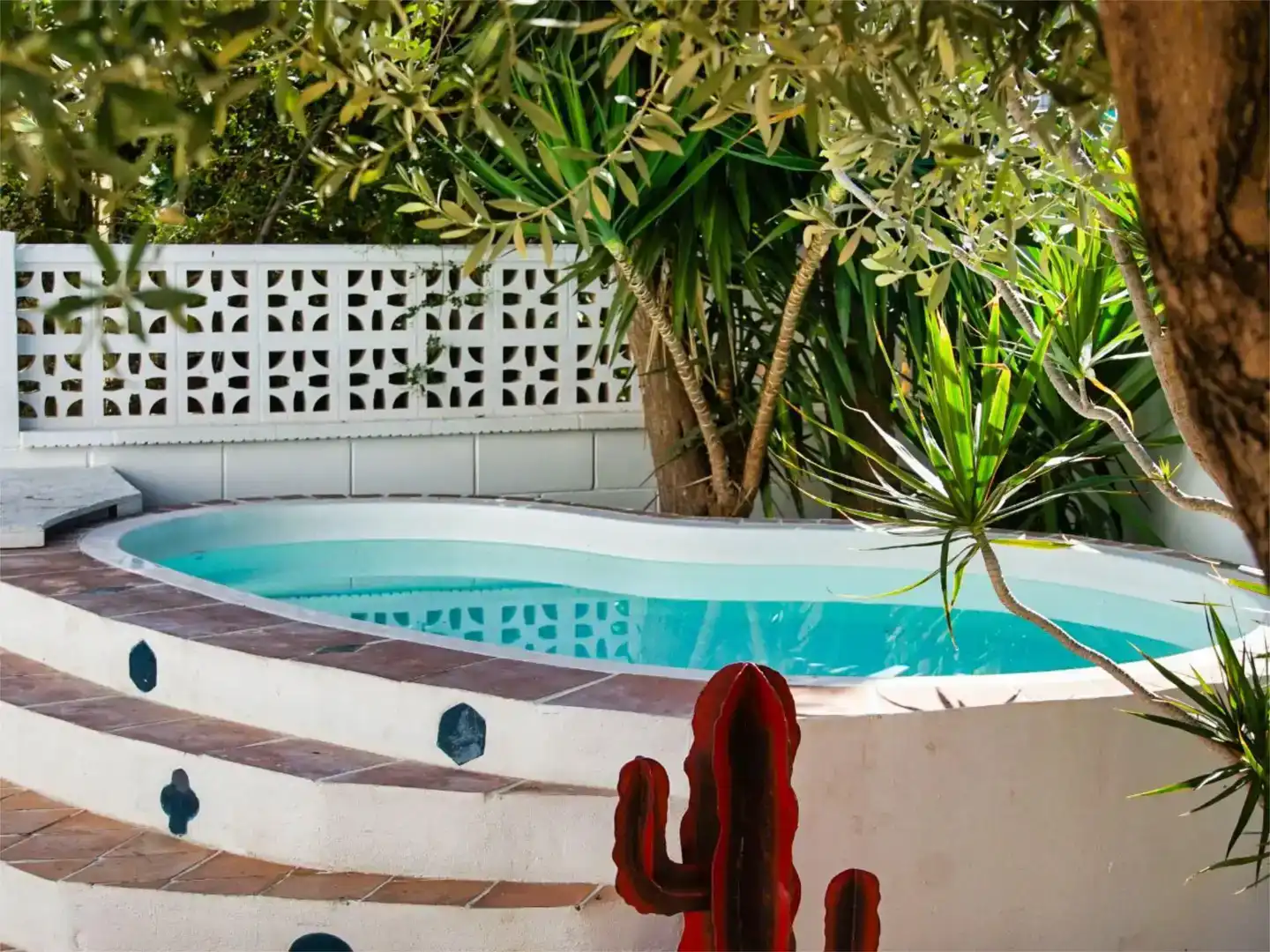Swimming pool of Flat for sale in Oliva  with Air Conditioner, Private garden and Storage room