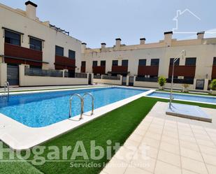 Swimming pool of Single-family semi-detached for sale in Castellón de la Plana / Castelló de la Plana  with Air Conditioner, Heating and Terrace