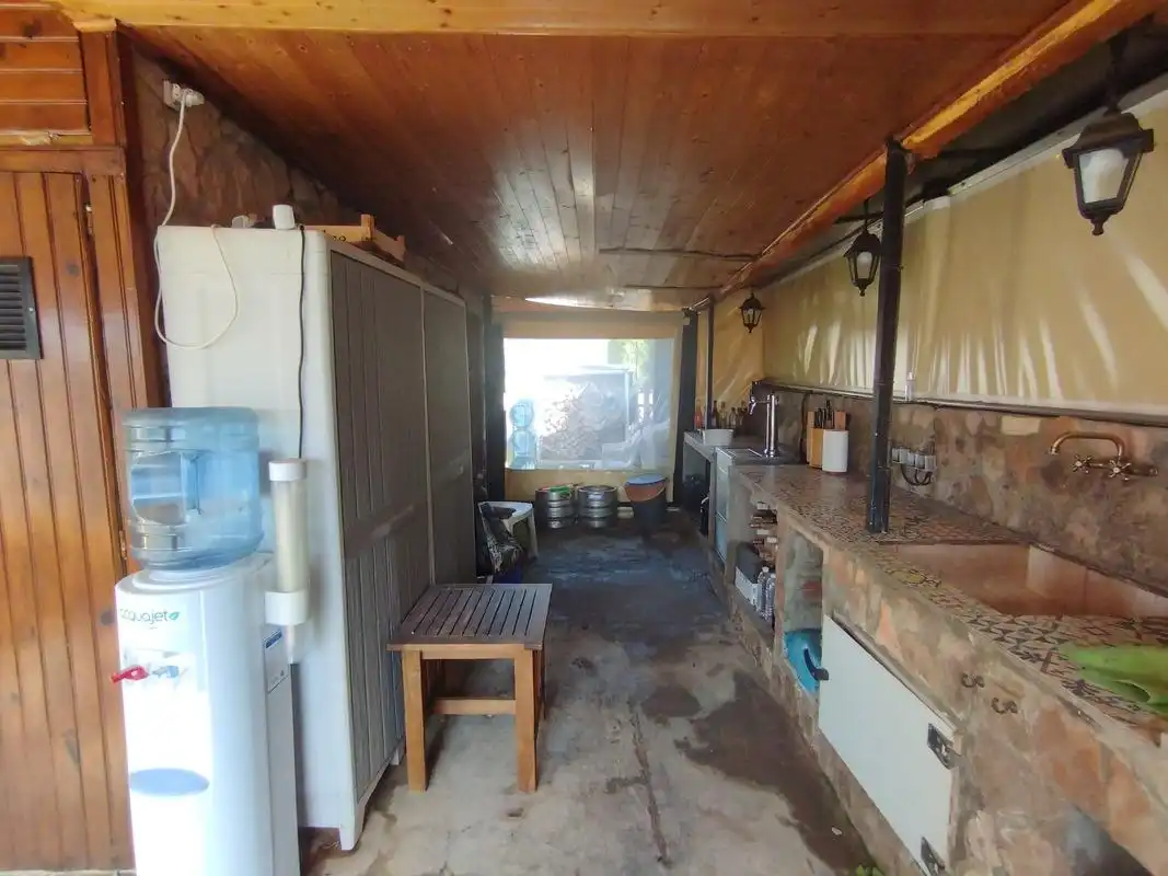 Cocina de Casa o chalet en venta en Muel con Jardín privado y Piscina