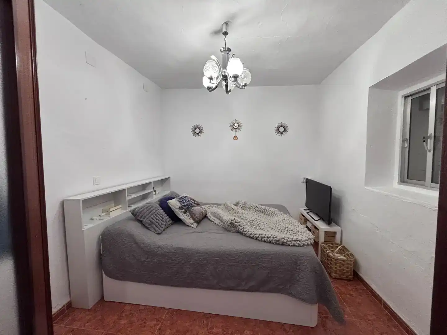 Dormitori de Casa adosada en venda en Arroyo de la Luz amb Aire condicionat, Jardí privat i Traster