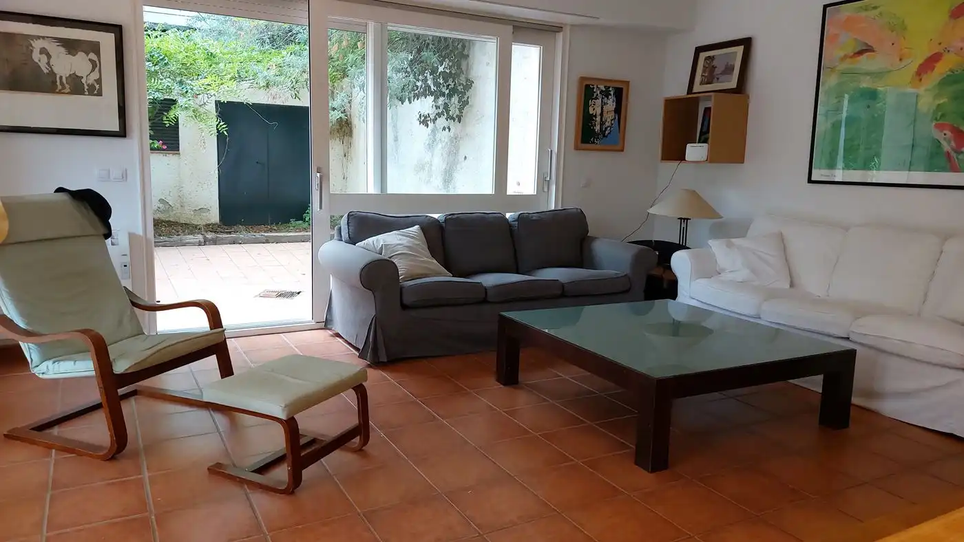 Sala d'estar de Apartament en venda en Santa Cristina d'Aro amb Calefacció, Terrassa i Piscina