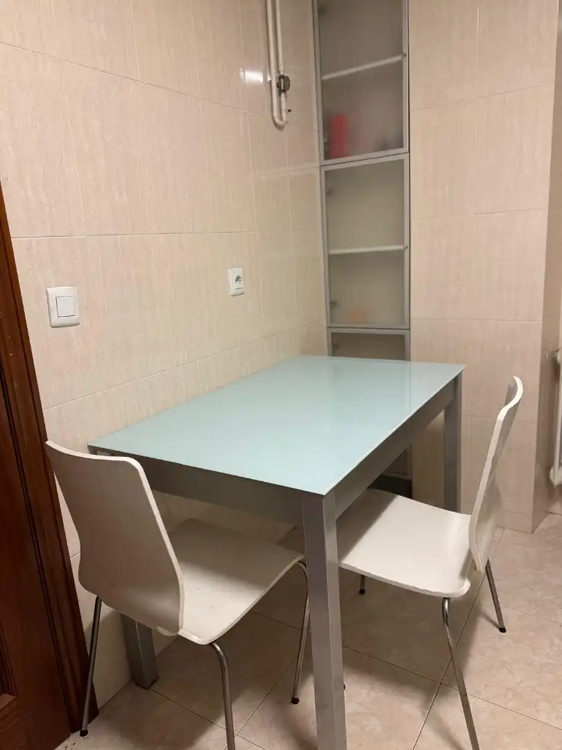 Dining room of Flat for rent in Santiago de Compostela   with Heating, Storage room and Furnished