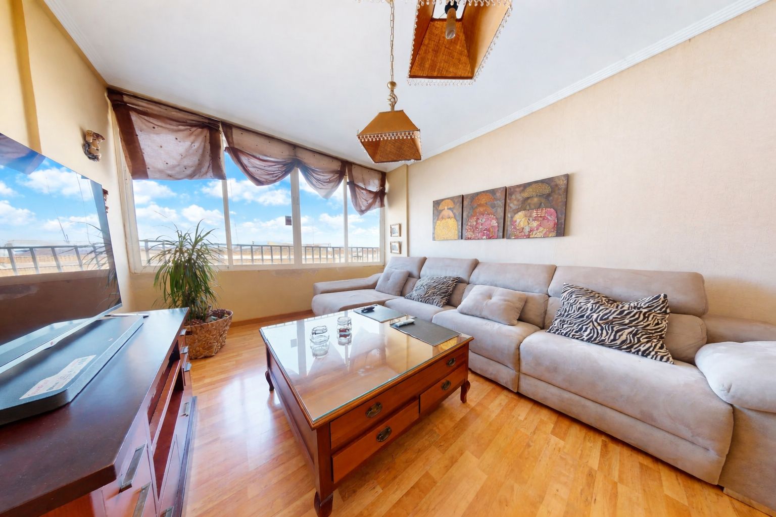 Wohnzimmer von Wohnung zum verkauf in Monforte del Cid mit Klimaanlage, Abstellraum und Möbliert