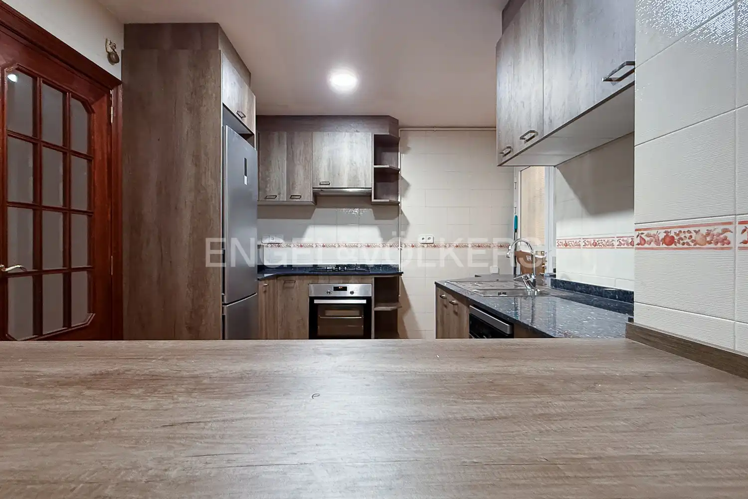 Küche von Wohnung zur Miete in Valencia mit Klimaanlage, Heizung und Terrasse