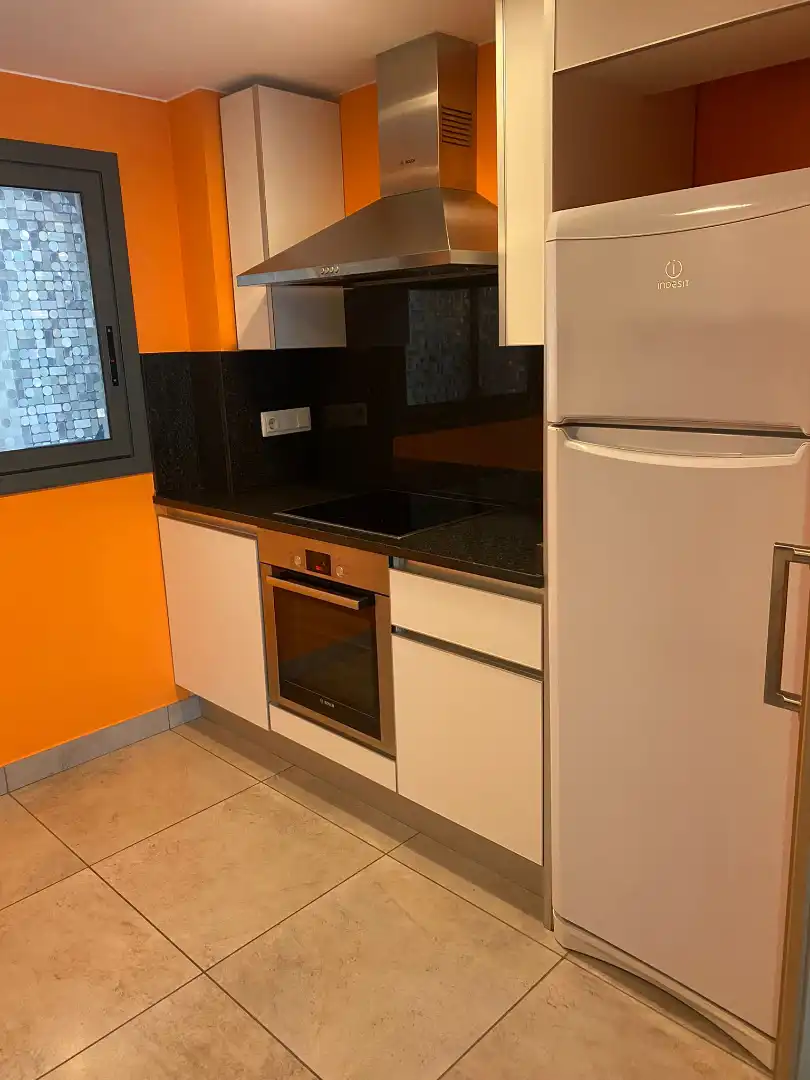 Cuina de Pis de lloguer en Girona amb Aire condicionat, Calefacció i Parquet