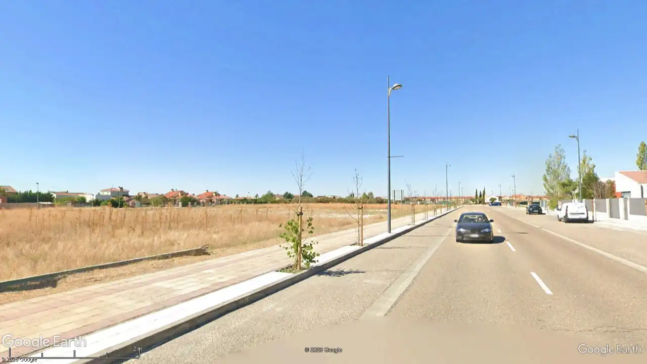 Vista exterior de Terreno industrial en venta en Aldeamayor de San Martín