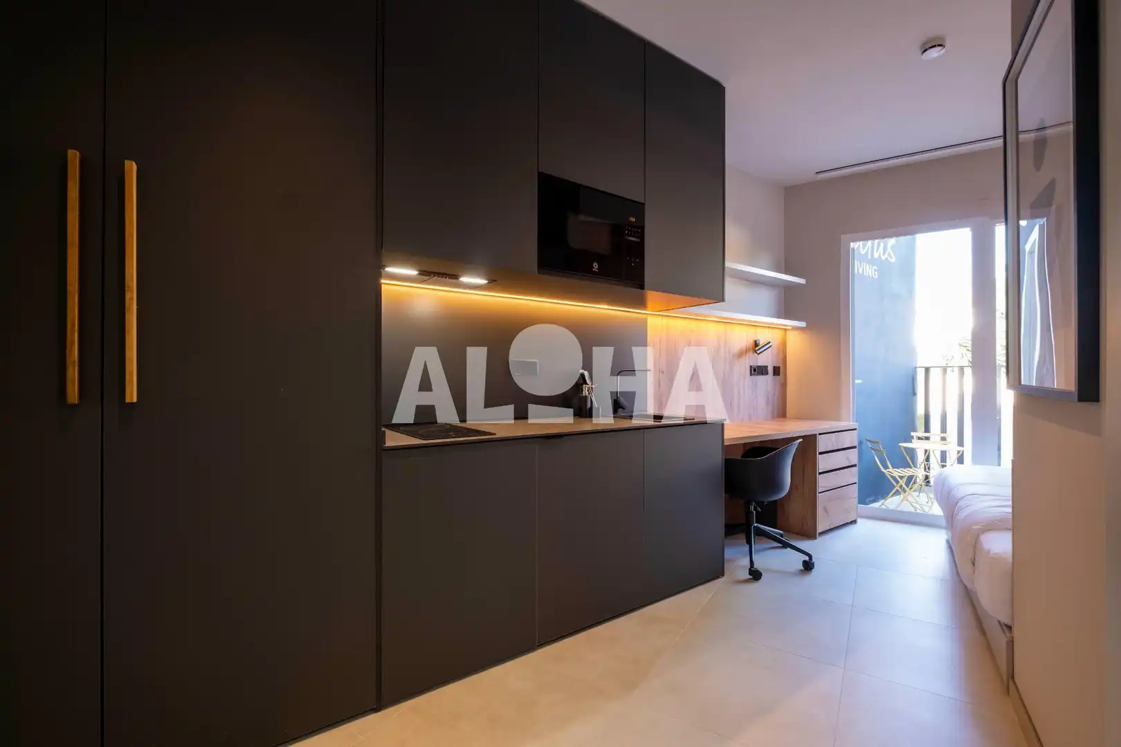 Küche von Wohnung zur untervermieten in Alfara del Patriarca mit Klimaanlage, Heizung und Terrasse