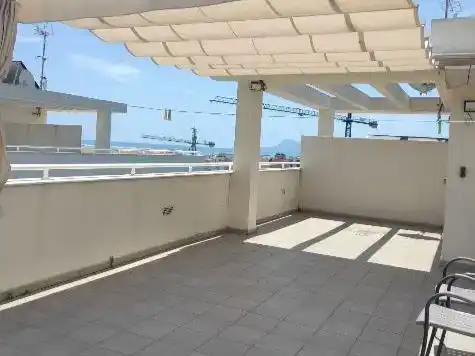 Terrace of Flat for sale in Piles  with Air Conditioner, Swimming Pool and Balcony