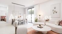 Sala d'estar de Casa o xalet en venda en Sant Joan d'Alacant amb Aire condicionat, Jardí privat i Terrassa