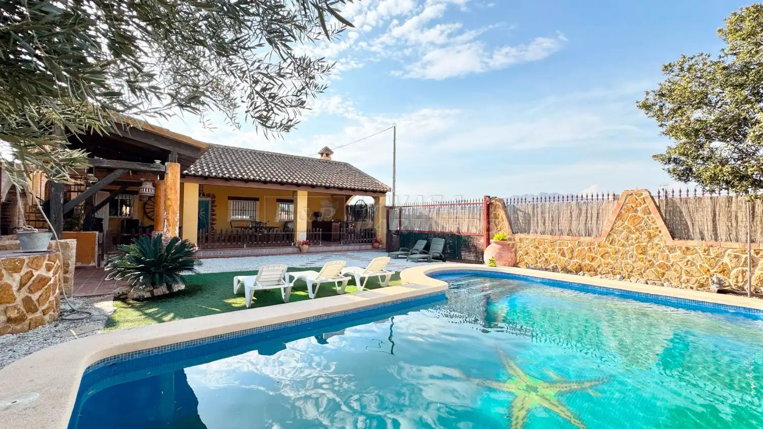Piscina de Finca rústica en venda en Orihuela amb Jardí privat, Terrassa i Piscina