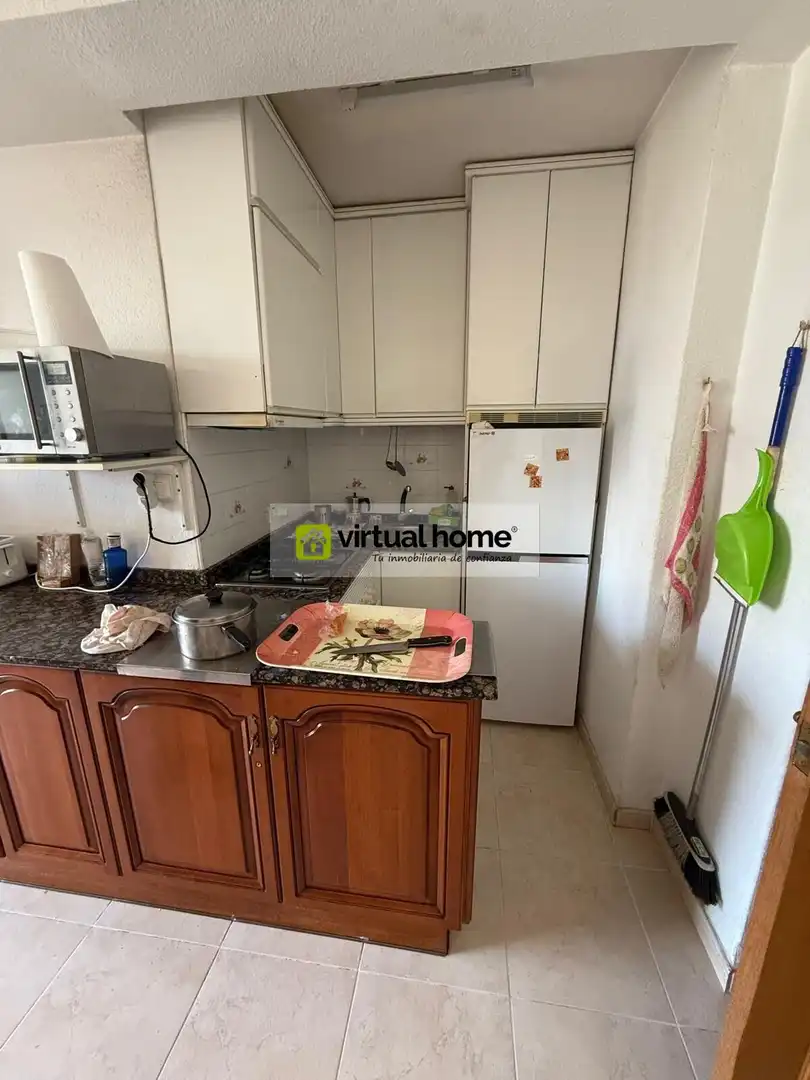 Kitchen of Flat for sale in Benidorm  with Terrace, Furnished and Balcony