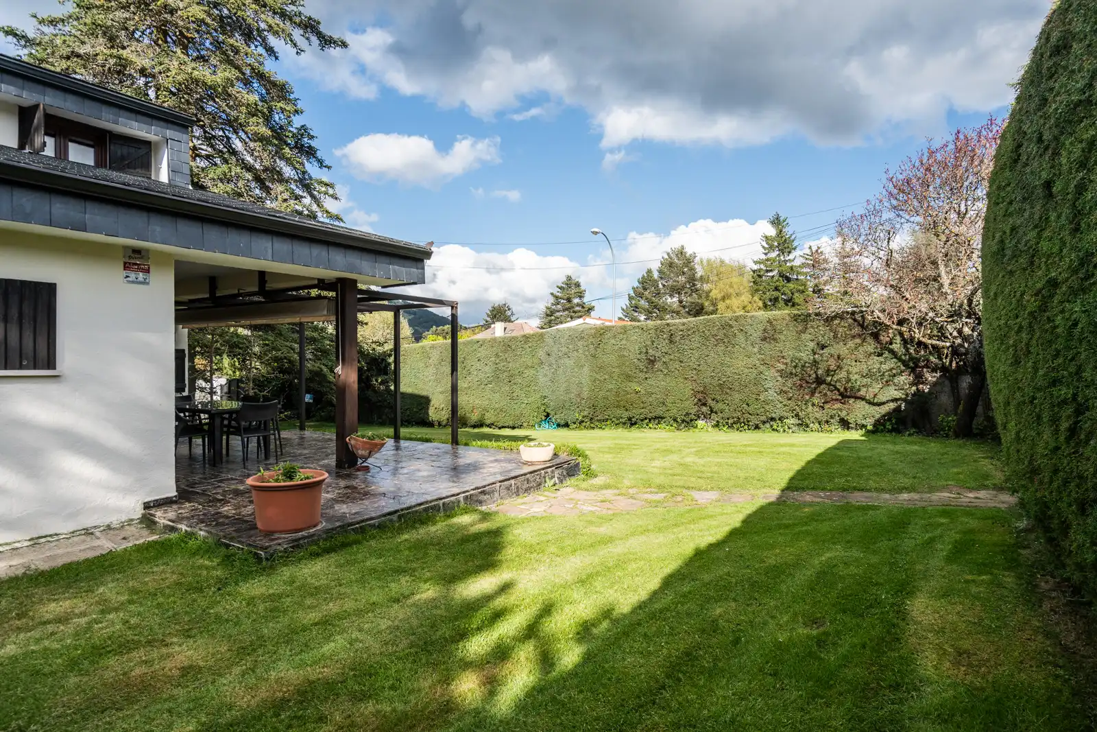 Garden of Houses for sale in El Espinar  with Heating, Private garden and Terrace
