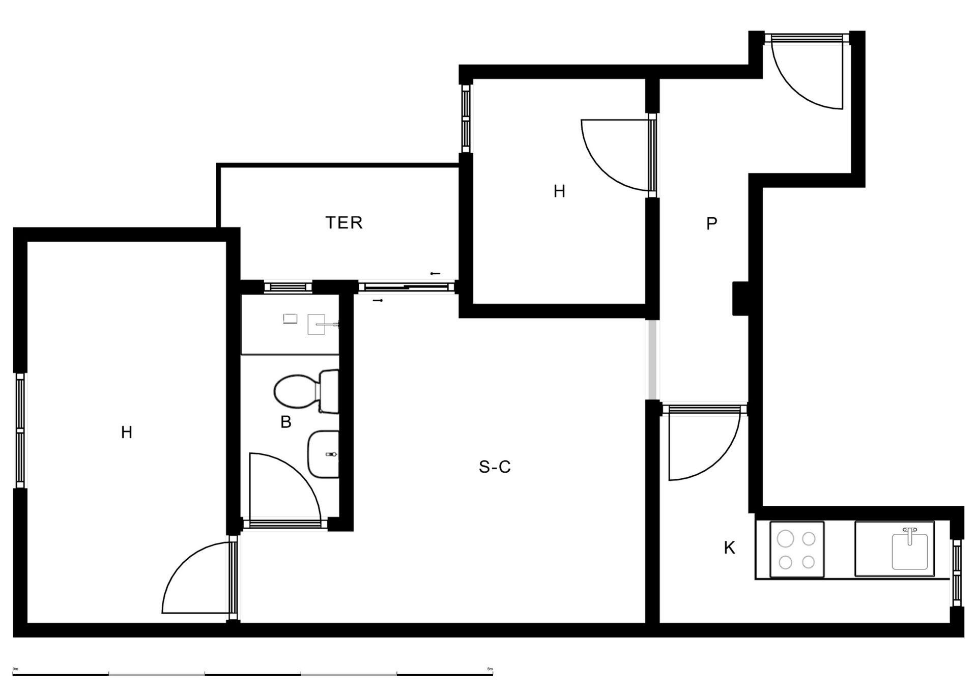 Flat to rent in  Madrid Capital  with Terrace, Oven and Pets allowed
