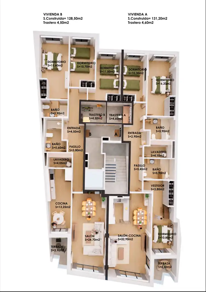 Appartamento di nuova costruzione con ascensore in vendita a Avenida de Ourense 21, imagen 15