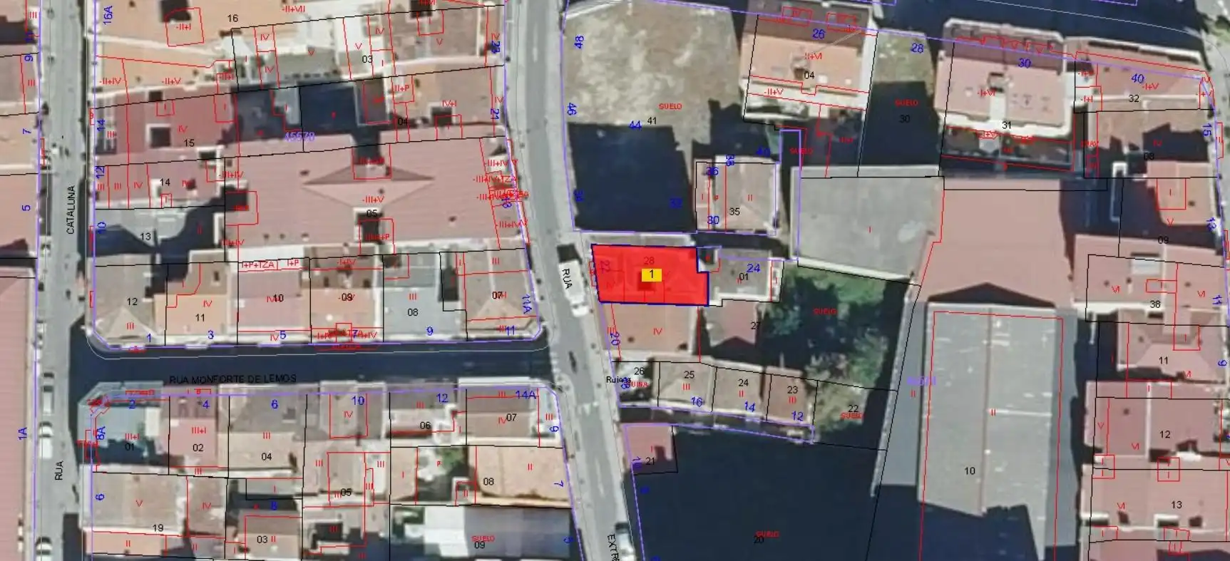Vista exterior de Edificio en venta en Vigo 