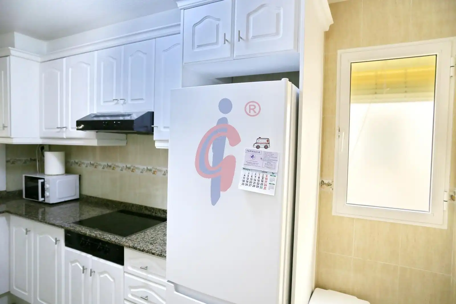 Cocina de Piso de alquiler en Guardamar del Segura con Aire acondicionado, Terraza y Amueblado