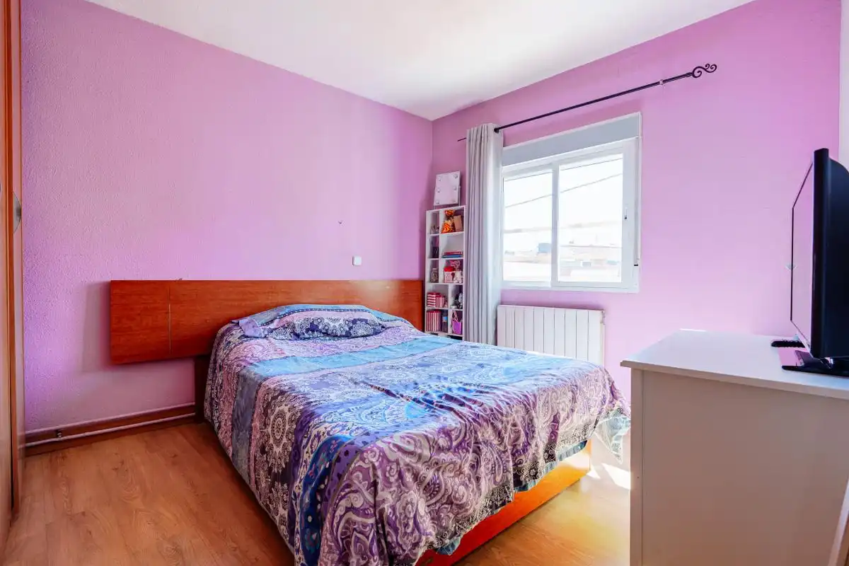 Bedroom of Flat for sale in Madrid  with Heating, Terrace and Balcony